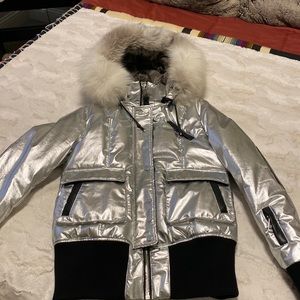 Stunning Nicole Benisti fox fur hood